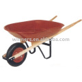 8 Square Wooden Handle Metal Tray Wheel barrow (WH4400),power wheels,wooden garden cart,power wheelbarrow